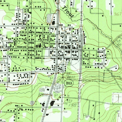 United States Geological Survey Kirbyville, TX (1984, 24000-Scale) digital map