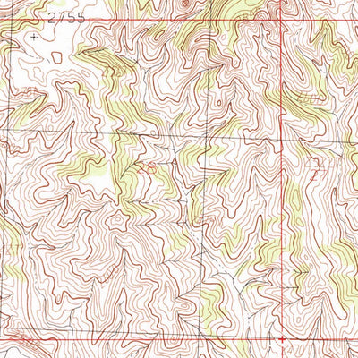 United States Geological Survey Kirkendal Flat, MT (1985, 24000-Scale) digital map