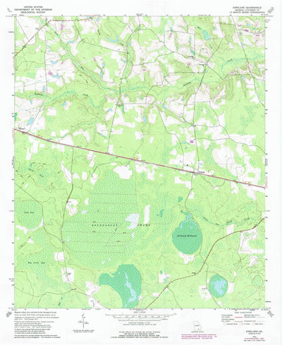 United States Geological Survey Kirkland, GA (1972, 24000-Scale) digital map