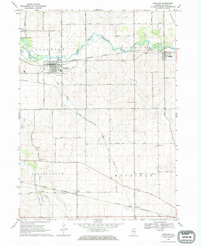 United States Geological Survey Kirkland, IL (1968, 24000-Scale) digital map