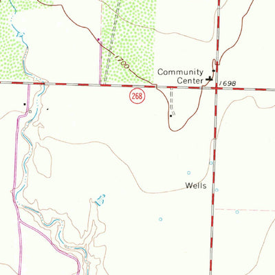 United States Geological Survey Kirkland North, TX (1967, 24000-Scale) digital map