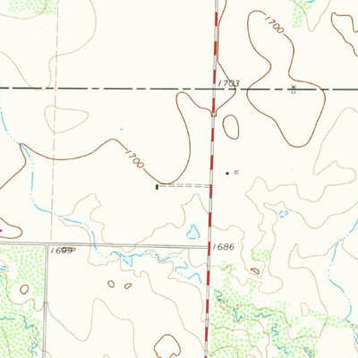 United States Geological Survey Kirkland South, TX (1967, 24000-Scale) digital map