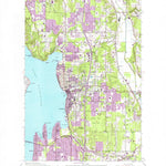 United States Geological Survey Kirkland, WA (1950, 24000-Scale) digital map