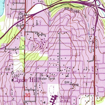 United States Geological Survey Kirkland, WA (1950, 24000-Scale) digital map