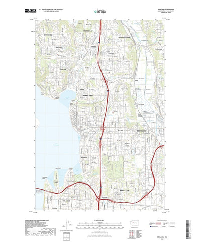 United States Geological Survey Kirkland, WA (2020, 24000-Scale) digital map