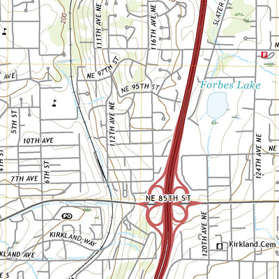 United States Geological Survey Kirkland, WA (2020, 24000-Scale) digital map