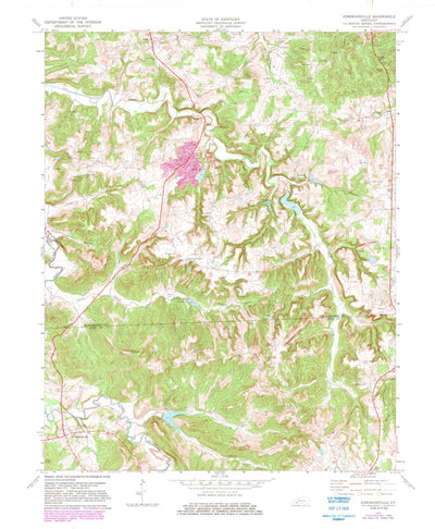 United States Geological Survey Kirkmansville, KY (1972, 24000-Scale) digital map