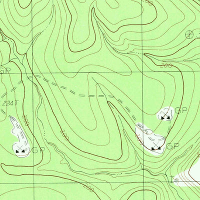 United States Geological Survey Kirkpatrick Lake, TX (1984, 24000-Scale) digital map