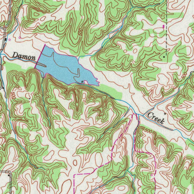 United States Geological Survey Kirksey, KY (1951, 24000-Scale) digital map