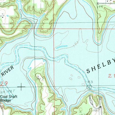 United States Geological Survey Kirksville, IL (1983, 24000-Scale) digital map
