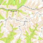 United States Geological Survey Kirksville, KY (1952, 24000-Scale) digital map