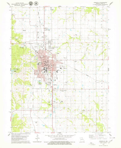 United States Geological Survey Kirksville, MO (1979, 24000-Scale) digital map