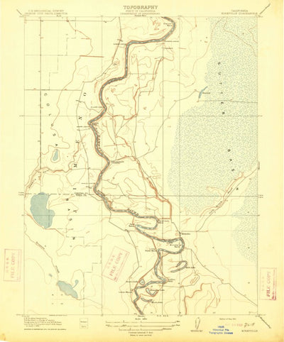 United States Geological Survey Kirkville, CA (1915, 31680-Scale) digital map