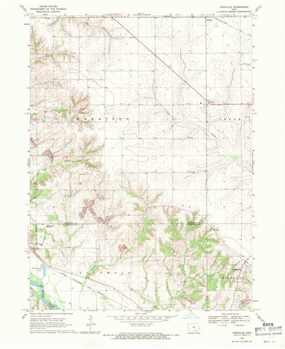 United States Geological Survey Kirkville, IA (1968, 24000-Scale) digital map