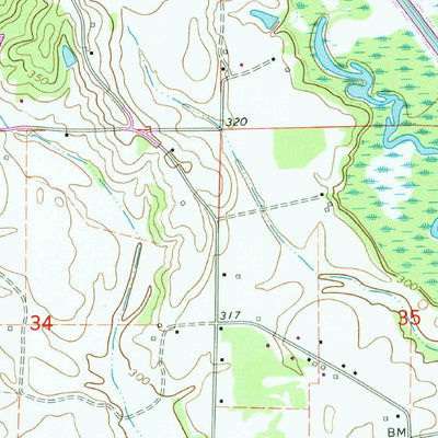United States Geological Survey Kirkville, MS (1965, 24000-Scale) digital map