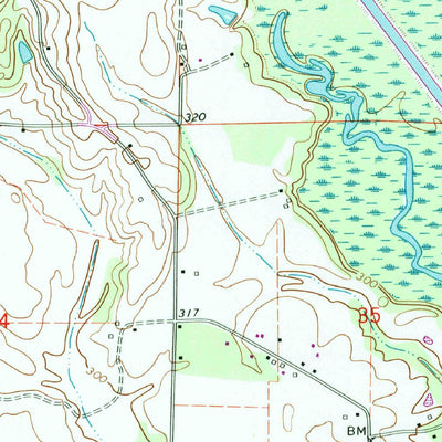 United States Geological Survey Kirkville, MS (1992, 24000-Scale) digital map