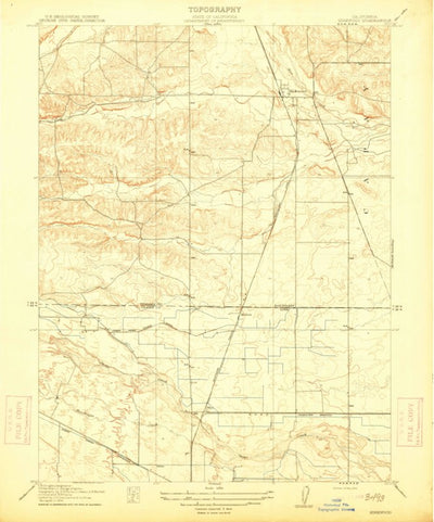 United States Geological Survey Kirkwood, CA (1914, 31680-Scale) digital map
