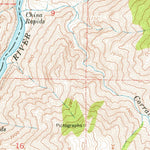 United States Geological Survey Kirkwood Creek, ID-OR (1963, 24000-Scale) digital map