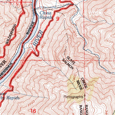 United States Geological Survey Kirkwood Creek, ID-OR (1995, 24000-Scale) digital map