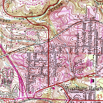 United States Geological Survey Kirkwood, MO (1954, 24000-Scale) digital map