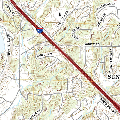 United States Geological Survey Kirkwood, MO (2021, 24000-Scale) digital map