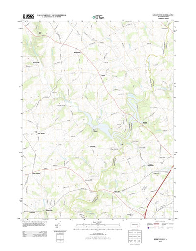 United States Geological Survey Kirkwood, PA (2013, 24000-Scale) digital map
