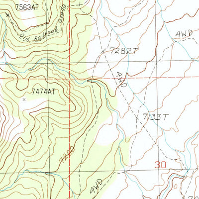 United States Geological Survey Kirkwood Spring, CA-NV (1989, 24000-Scale) digital map