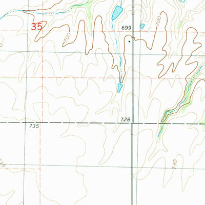 United States Geological Survey Kirkwood West, IL (1982, 24000-Scale) digital map