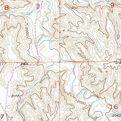 United States Geological Survey Kirley, SD (1956, 24000-Scale) digital map