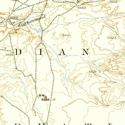 United States Geological Survey Kirtland, NM (1928, 125000-Scale) digital map