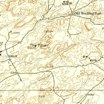 United States Geological Survey Kirtland, NM (1928, 125000-Scale) digital map