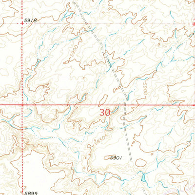 United States Geological Survey Kirtland SE, NM (1966, 24000-Scale) digital map