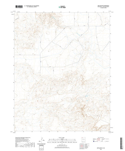 United States Geological Survey Kirtland SW, NM (2020, 24000-Scale) digital map