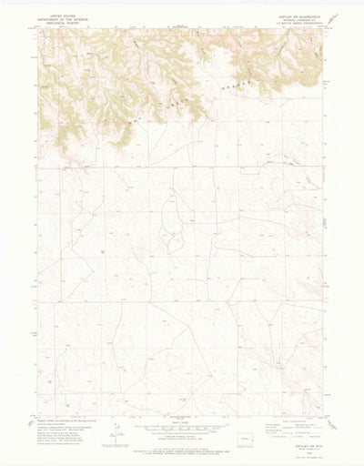 United States Geological Survey Kirtley SW, WY (1978, 24000-Scale) digital map