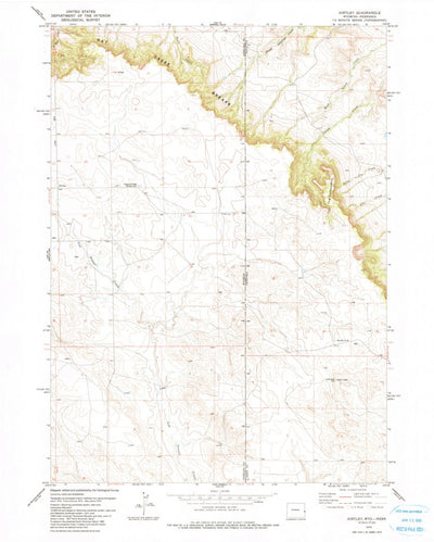 United States Geological Survey Kirtley, WY-NE (1978, 24000-Scale) digital map