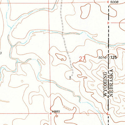 United States Geological Survey Kirtley, WY-NE (1978, 24000-Scale) digital map