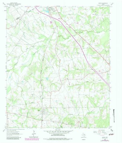 United States Geological Survey Kirvin, TX (1963, 24000-Scale) digital map