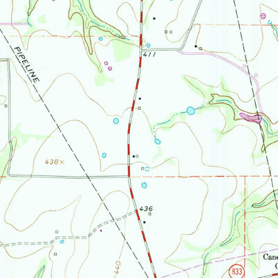 United States Geological Survey Kirvin, TX (1963, 24000-Scale) digital map