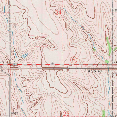 United States Geological Survey Kirwin Reservoir, KS (1972, 24000-Scale) digital map