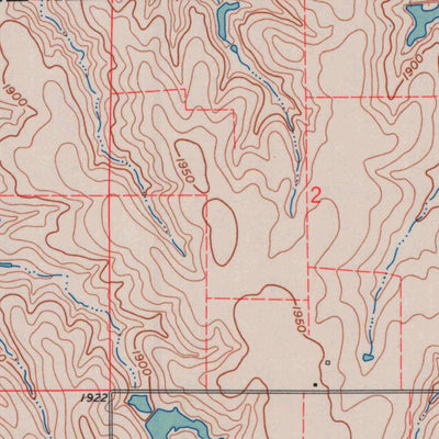 United States Geological Survey Kirwin SW, KS (1961, 24000-Scale) digital map