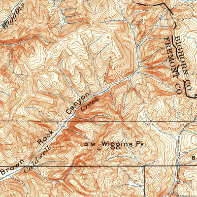 United States Geological Survey Kirwin, WY (1904, 125000-Scale) digital map