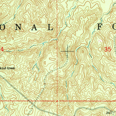 United States Geological Survey Kisatchie, LA (1954, 24000-Scale) digital map