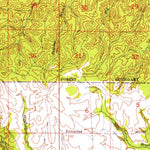 United States Geological Survey Kisatchie, LA (1954, 62500-Scale) digital map