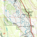 United States Geological Survey Kisinger Lakes, WY (1991, 24000-Scale) digital map