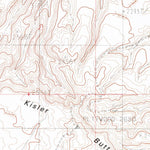 United States Geological Survey Kisler Butte, MT (1983, 24000-Scale) digital map
