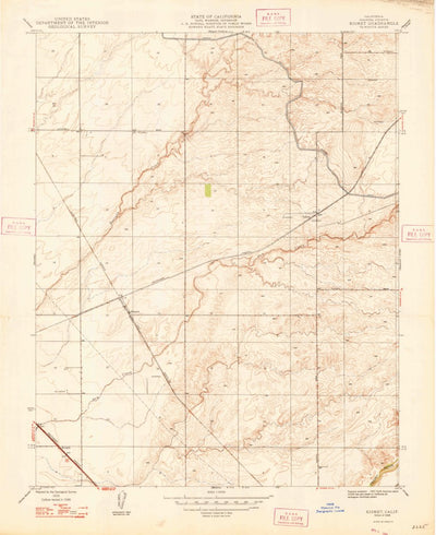 United States Geological Survey Kismet, CA (1948, 24000-Scale) digital map