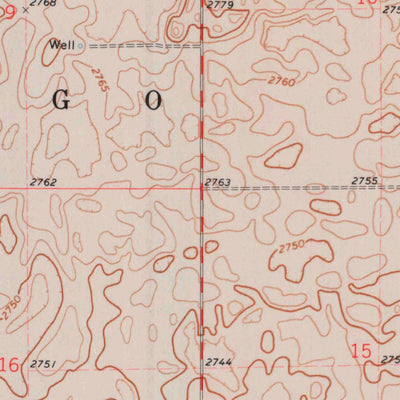 United States Geological Survey Kismet, KS (1971, 24000-Scale) digital map