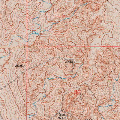 United States Geological Survey Kismet, KS (1971, 24000-Scale) digital map