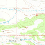 United States Geological Survey Kismet Peak, WY (1967, 24000-Scale) digital map