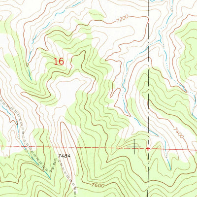 United States Geological Survey Kismet Peak, WY (1967, 24000-Scale) digital map